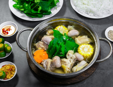 LẨU GÀ LÁ É